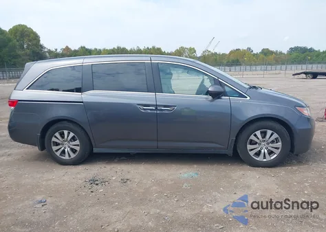 2017 Honda Odyssey Se from USA, damaged, VIN 5FNRL5H36HB024147